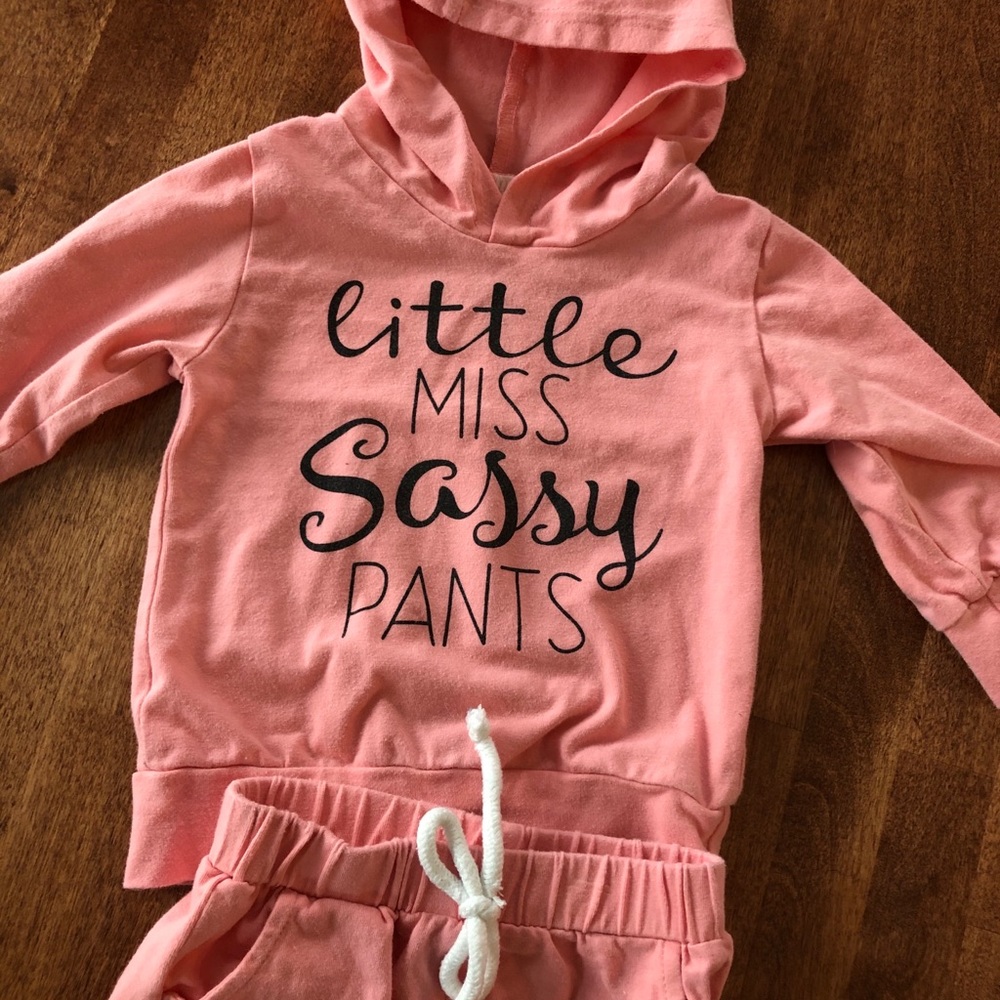 Little Miss Sassy Pants Outfit 6-12 month